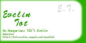 evelin tot business card